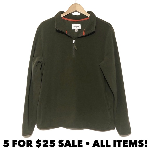Goodfellow & Co Other - Goodfellow Fleece Quarter Zip Pullover